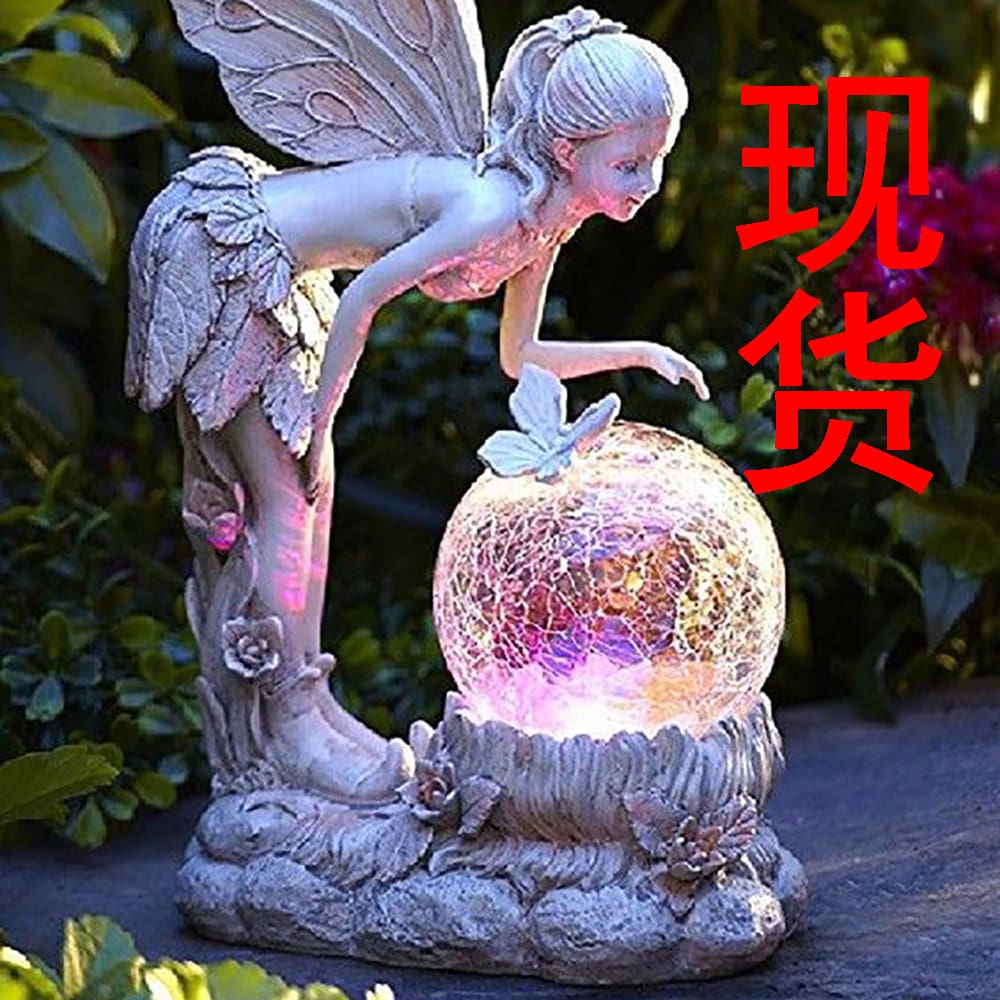 Độc lập hoa đứng cổ tích đồ trang trí bằng ngoài trời bền đẹp, thân thiện môi nan