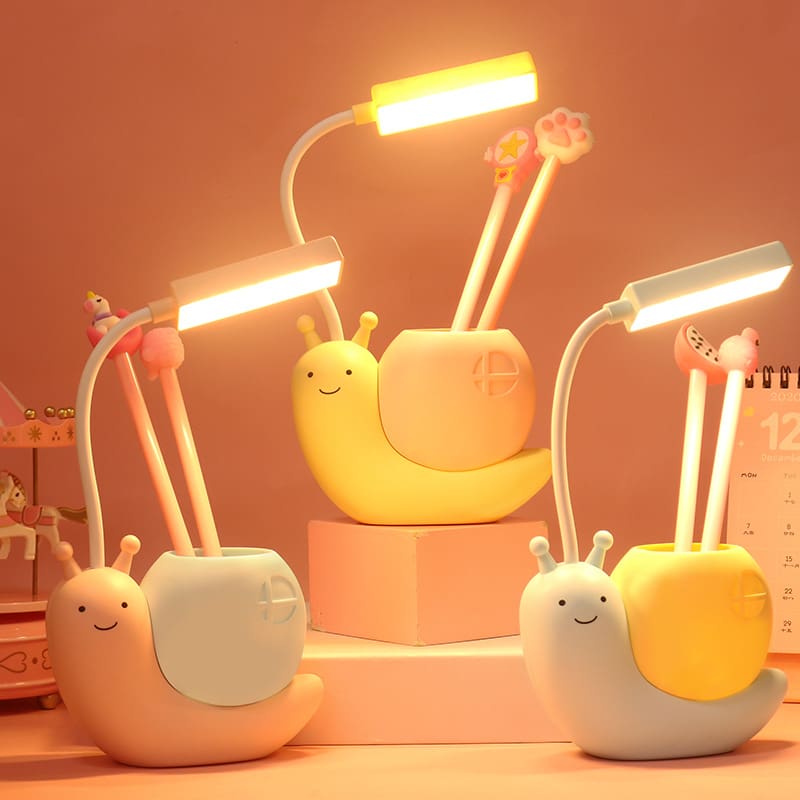 Phim hoạt hình sáng tạo học tập đèn bàn led sạc bảo vệ mắt đèn bàn tr - DDB-1075