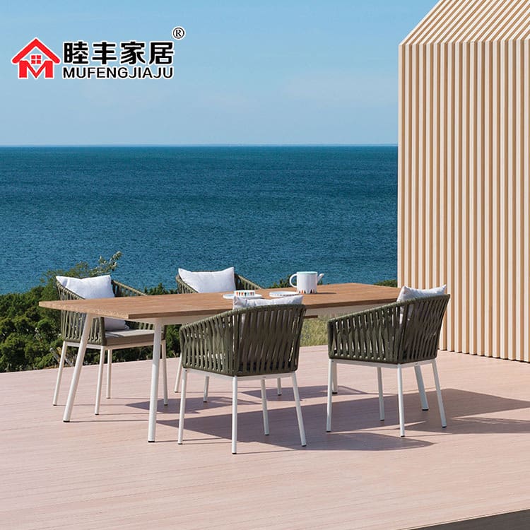 Bàn ghế ngoài trời sân ngoài trời giải trí ghế ngoài trời bền đẹp, thân thiện BGSV_1034