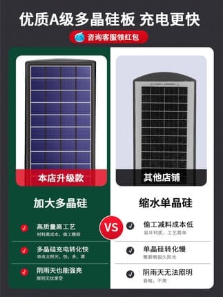 Đèn năng lượng mặt trời ngoài trời siêu sáng sân vườn nhà dẫn điện công suất cao chiếu sáng nông thôn mới không thấm nước cơ thể con người cảm ứng ánh sáng đường phố