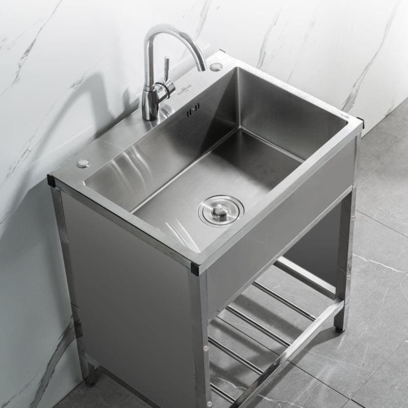 Bồn rửa chén bằng thép không gỉ nhà bếp bao cao cấp, tiện lợi cho nhà hàng CR CR-390