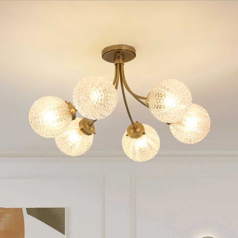 Đèn trần phòng ngủ sang trọng kiểu Mỹ hiện đại kiểu Pháp - DTN-951