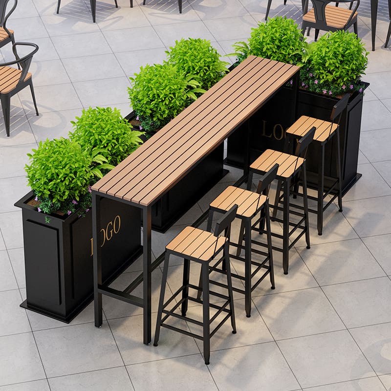 Bàn bar ngoài trời đặc biệt quán trà sữa quán cafe ngoài - BGCF-467