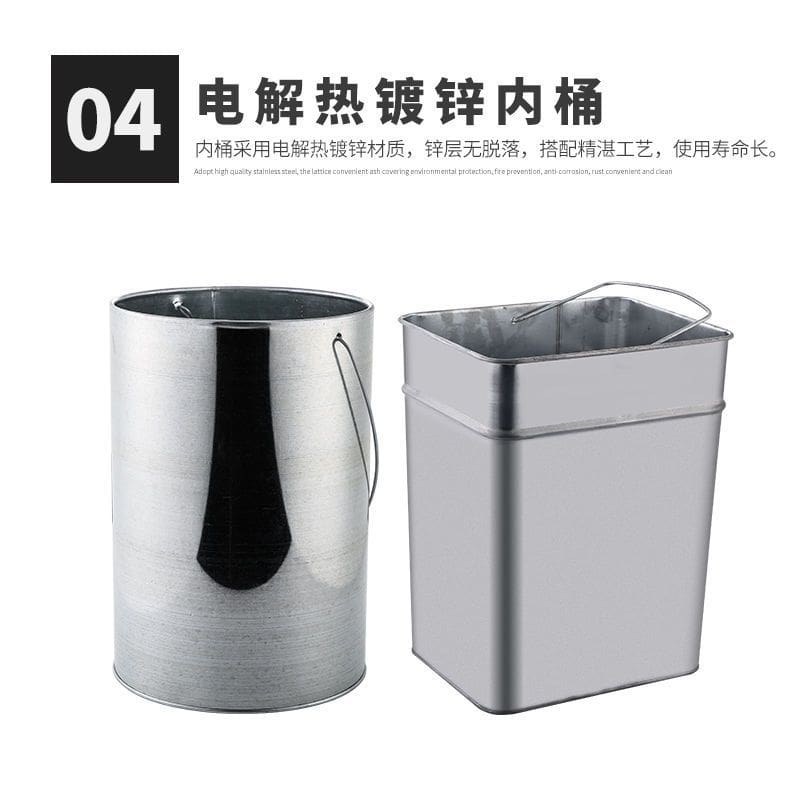 Thùng rác inox phân loại ngoài trời công suất lớn ngoài trời bền đẹp, thân th TGNT_1336