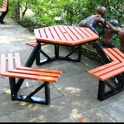 Bàn ghế thư giãn ngoài trời bộ bàn cờ ngoài ngoài trời bền đẹp, thân thiện mô BGSV_1363