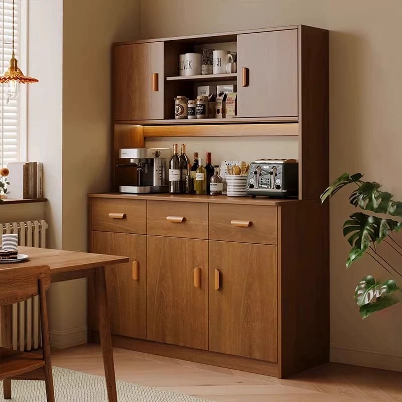 Tủ bên tường tích hợp tủ lưu trữ phòng khách cao cấp, tiện lợi cho nhà hàng T TR-707