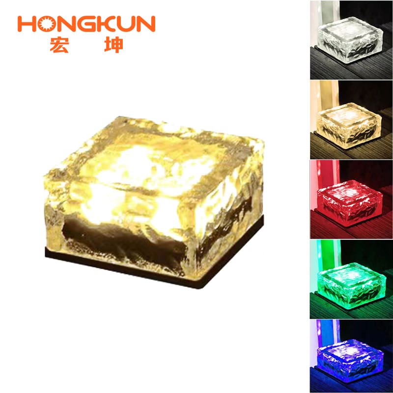 Năng lượng mặt trời sàn gạch ánh sáng thủy tinh đá gạch ánh sáng sân - DNT-1513