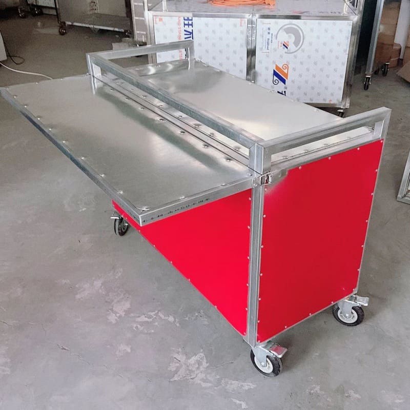 Xe bán thức ăn di động gian hàng chợ đêm chất lượng cho khách sạn DKS-543