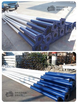 Cột Đèn đường 5 mét 6 mét 7 mét đơn và đôi tay cột Đèn led sân vận độn - DNT-326