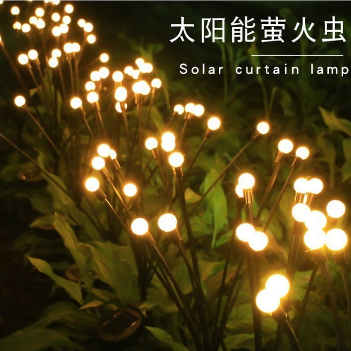 Đèn đom đóm năng lượng mặt trời ngoài trời chống nước sân vườn sân ba - DNT-1813