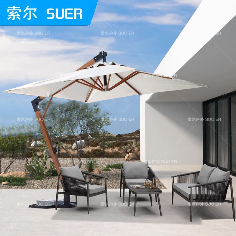 Ngoại thất sân vườn ngoài trời bện ghế sofa kết ngoài trời bền đẹp, thân thiệ BGSV_748