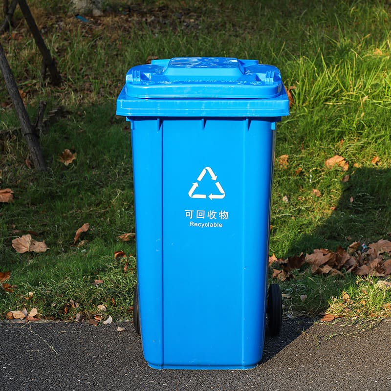 Thùng rác ngoài trời cực lớn 240l thùng rác có ngoài trời bền đẹp, thân thiện TGNT_1475