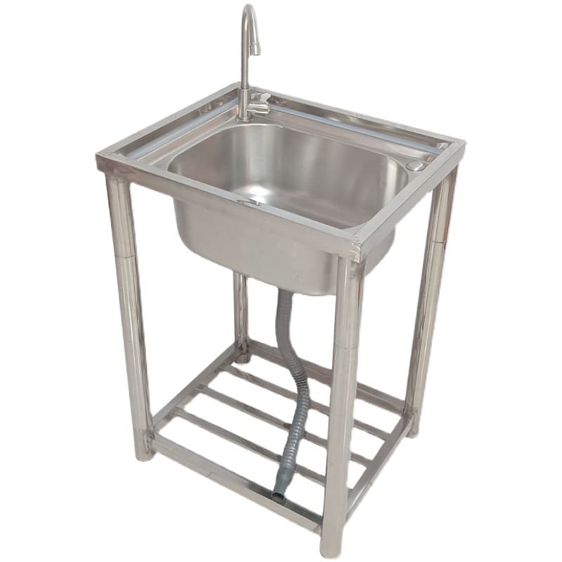 E0pb bán buôn bếp bồn rửa inox đơn khe cắm cao cấp, tiện lợi cho nhà hàng CR-162