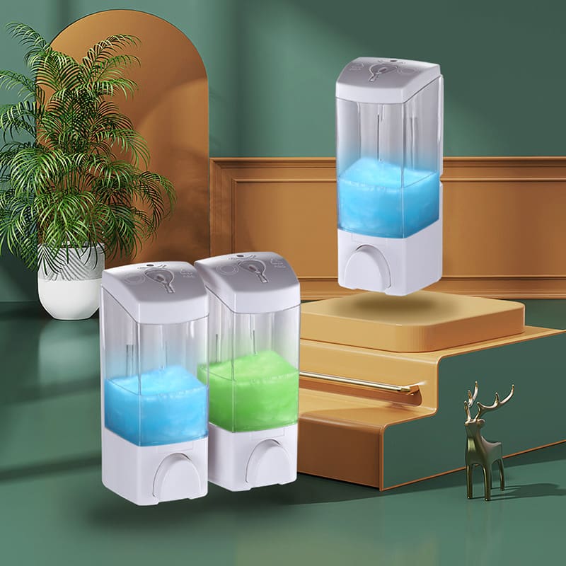 Hộp đựng xà phòng bằng tay loại đẩy chaojin 300/500ml chất lượng cho khách sạ MRT-800