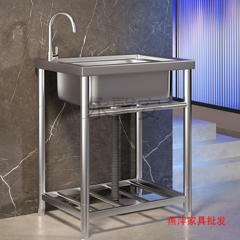 Bồn rửa nhà bếp thương mại y怺 chậu rửa inox cao cấp, tiện lợi cho nhà hàng CR CR-495