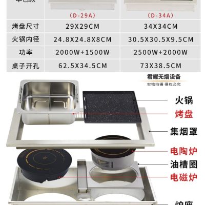 Bán buôn lẩu nướng nướng shabu tất cả trong một cao cấp, tiện lợi cho nhà hàn BN-662