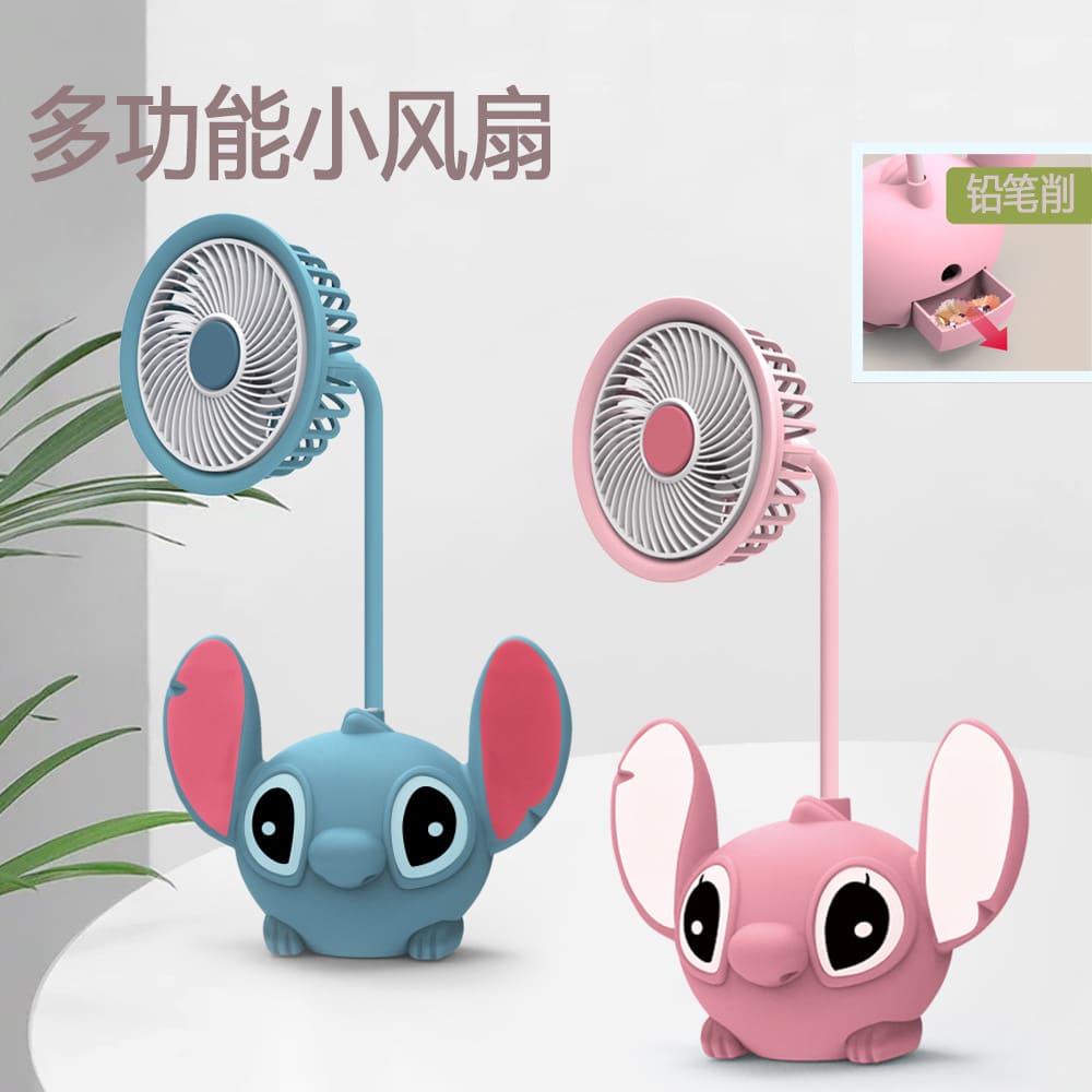 Mới xuyên biên giới hoạt hình Stitch USB sạc đèn LED để bàn học sinh b - DDB-846