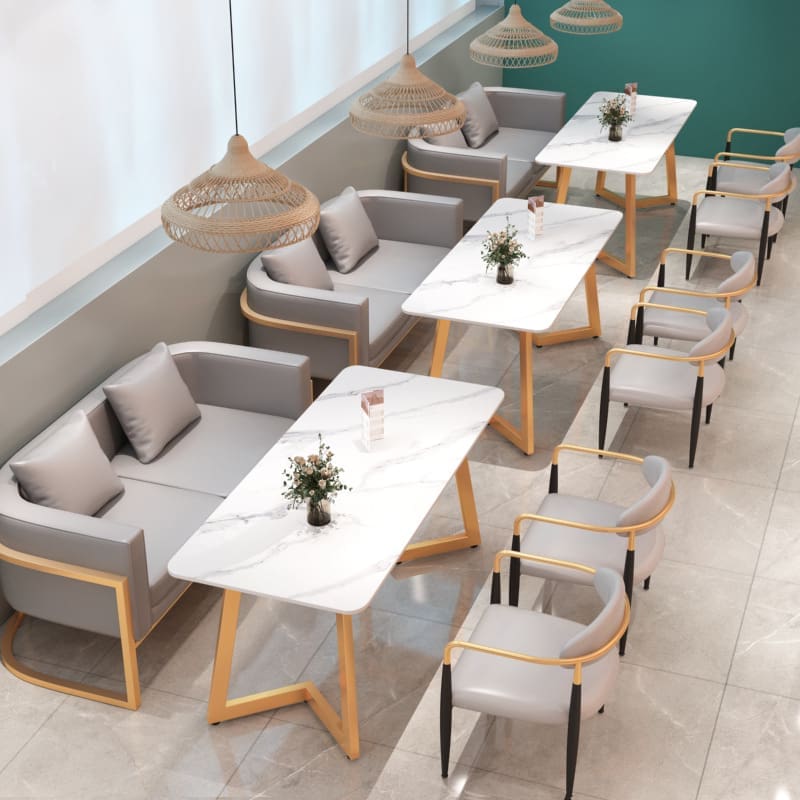Bàn ghế Bắc Âu quán trà sữa sofa Bàn ghế giải trí cafe sofa - BGCF-1871