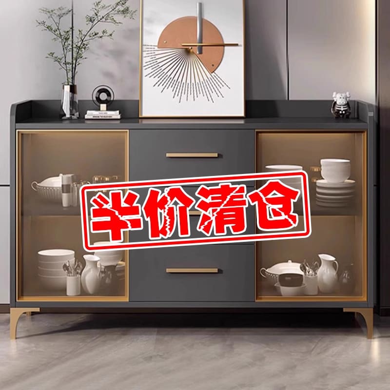 Tủ búp phê dựa vào tường tích hợp tủ bảo cao cấp, tiện lợi cho nhà hàng TR-697