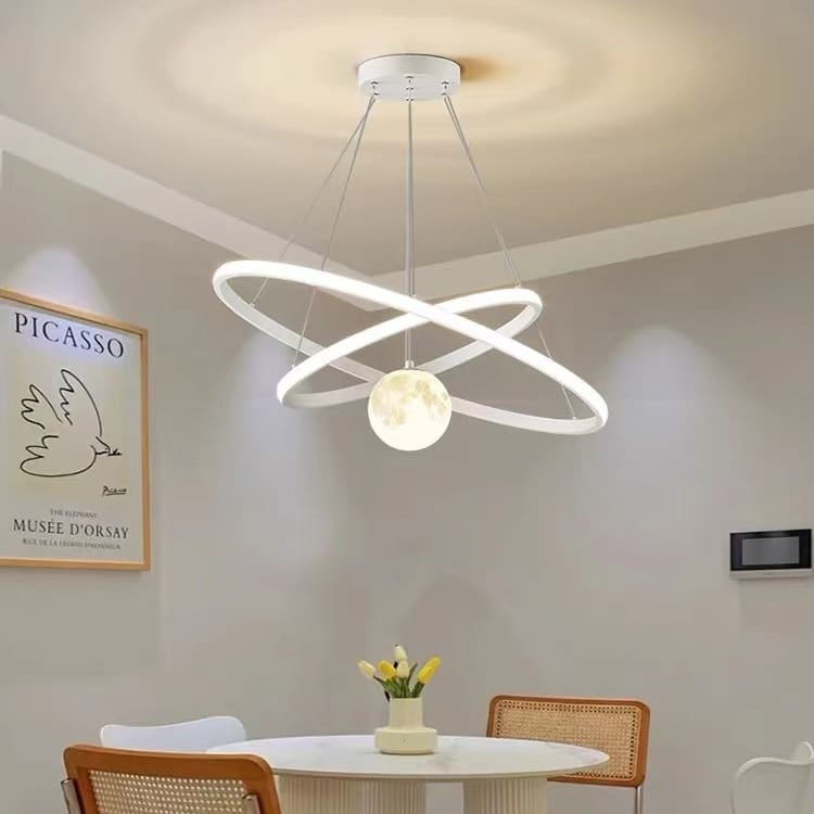 Đèn LED Mặt Trăng Phòng Ăn Đèn Kem Phong Cách Bắc Âu Phòng Ngủ Đèn Chù - DC-1059