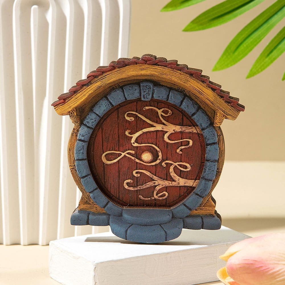 Amazon elf cửa cổ tích cửa cổ tích sân gỗ ngoài trời bền đẹp, thân thiện môi  nan