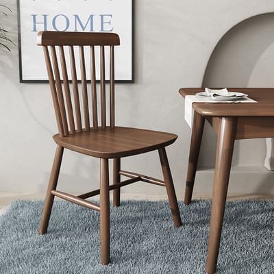 Bàn ghế Ghế Windsor Bắc Âu gỗ rắn ghế ăn nhà hiện đại tựa - BGCF-82