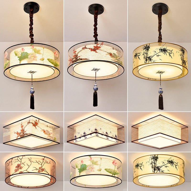 Mới Phong Cách Trung Hoa LED Phòng Ăn Phòng Khách Đèn Ốp - DTN-667