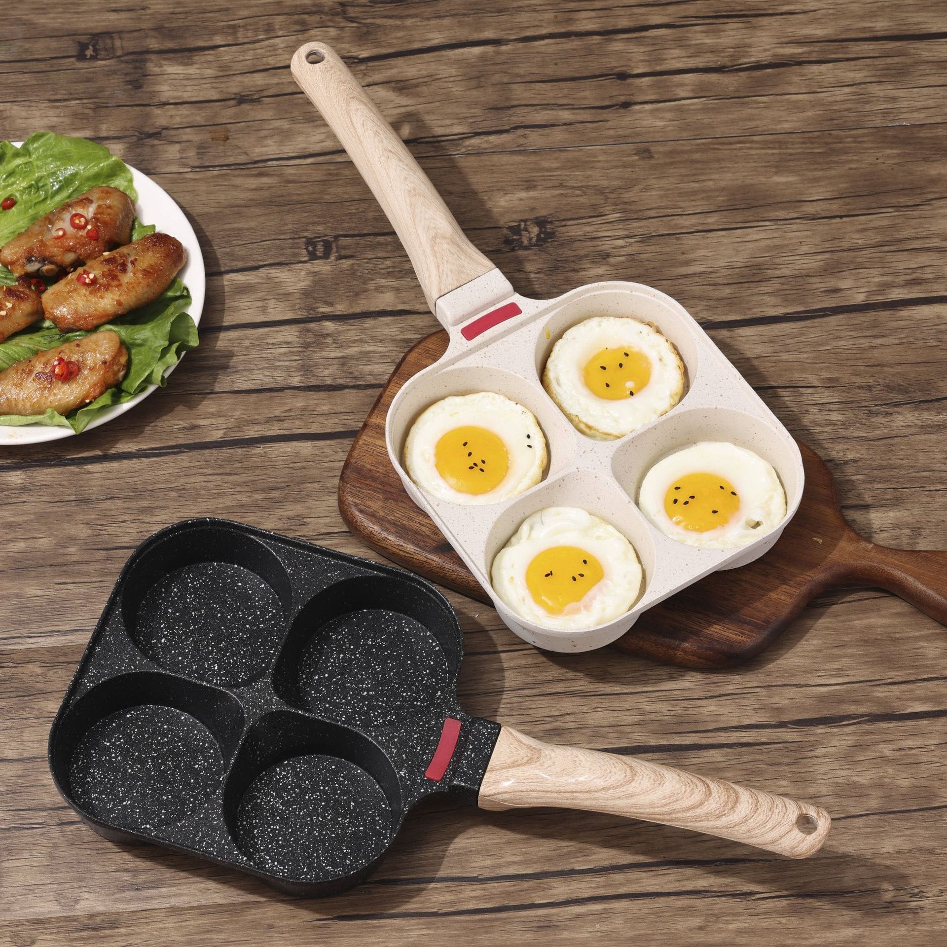 Trứng burger nồi hộ gia đình đá y tế 4 cao cấp, tiện lợi cho nhà hàng THN-33