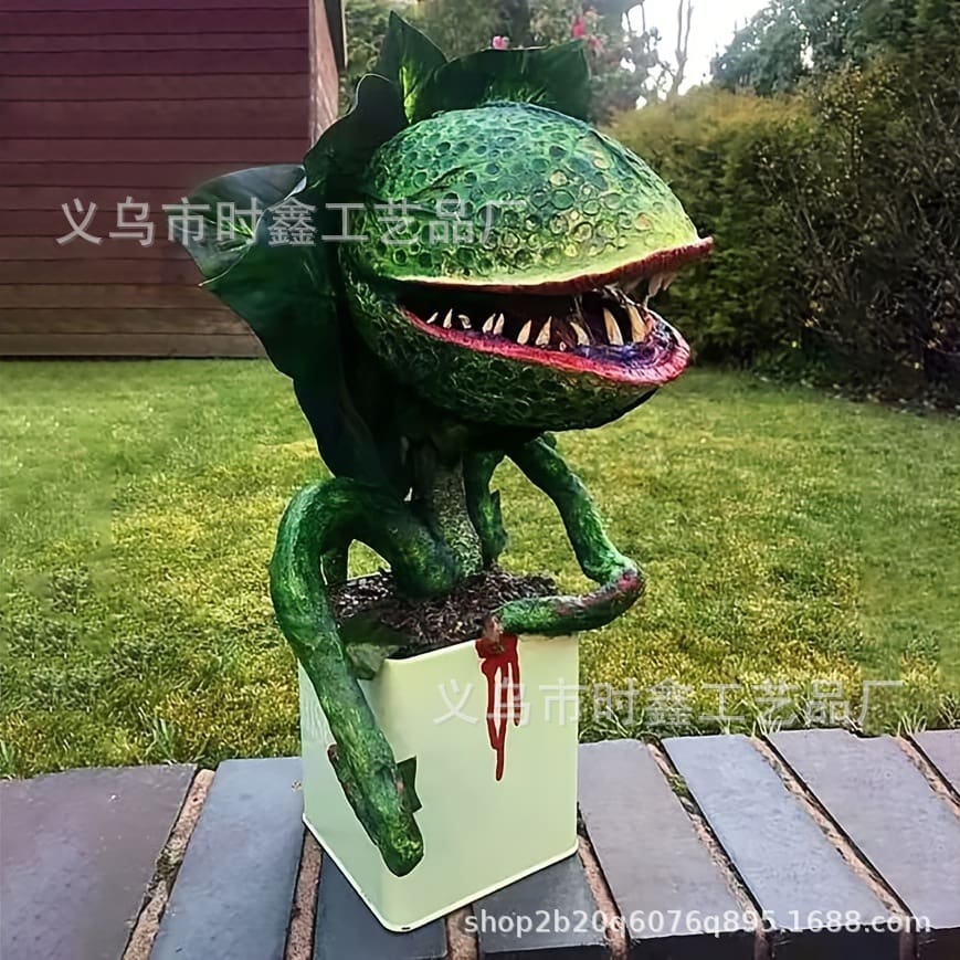 Mới hoa piranha đạo cụ phim sân vườn nhựa trang ngoài trời bền đẹp, thân thiệ nan