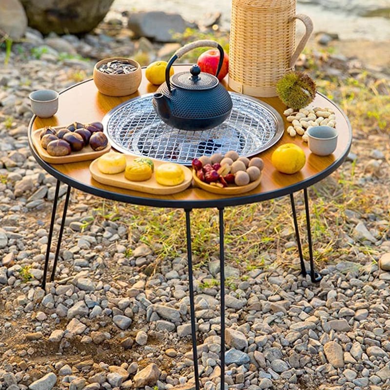 Nấu trà quanh bếp, bàn nướng di động gấp không cao cấp, tiện lợi cho nhà hàng BN-697