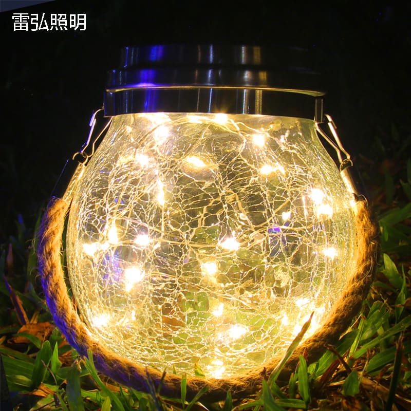 Năng Lượng Mặt Trời Crackle Đèn Ngoài Trời Đèn Sân Vườn Đèn Chai Đèn - DNT-1485