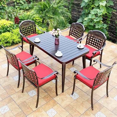 Bàn ghế ngoài trời sân vườn ngoài trời thư giãn ngoài trời bền đẹp, thân thiệ BGSV_1088