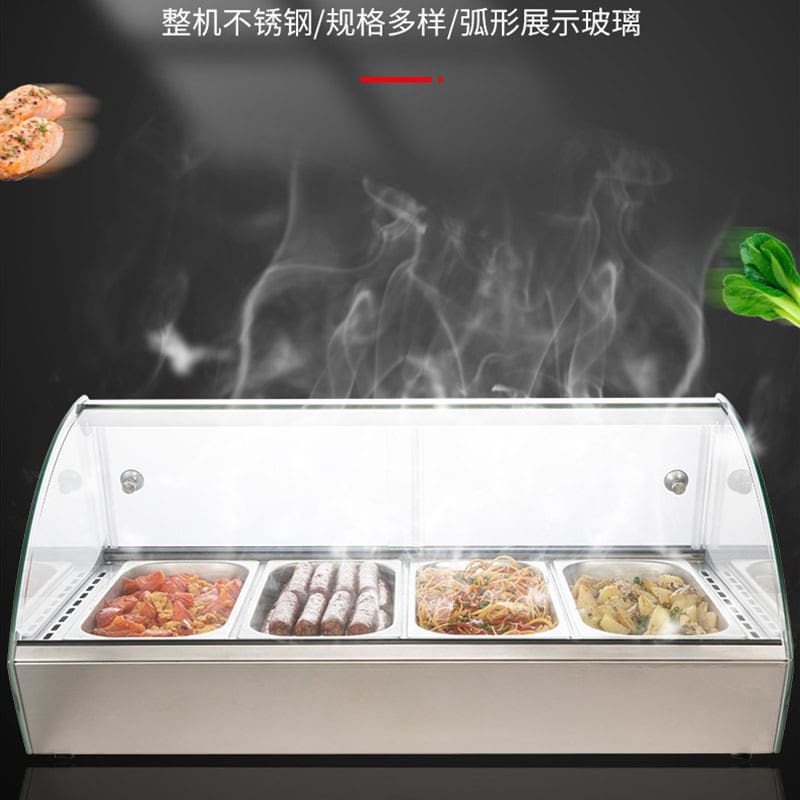 Tủ cách nhiệt tủ trưng bày bánh mì kẹp thịt cao cấp, tiện lợi cho nhà hàng TH THN-596