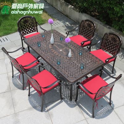 Bàn ghế ngoài trời đồ sân trong biệt thự ban ngoài trời bền đẹp, thân thiện m BGSV_1589