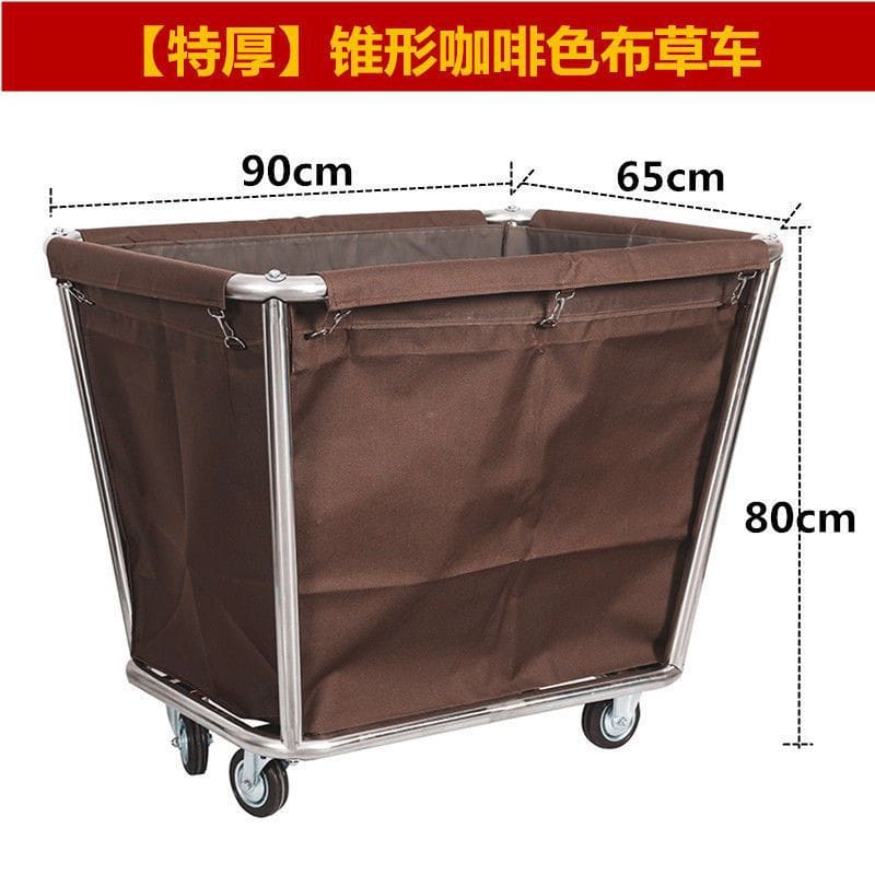 Phòng khách sạn vải lanh xe đẩy túi khách sạn chất lượng cho khách sạn DKS-643