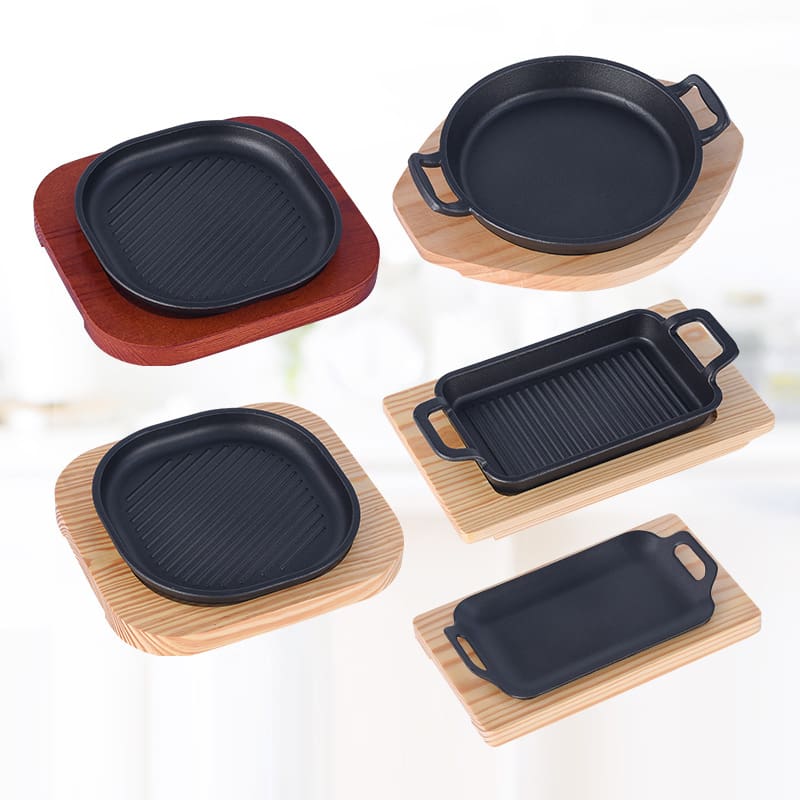 Dày nhà hàng thương mại teppanyaki tấm sắt tròn hình cao cấp, tiện lợi cho nh BN-250