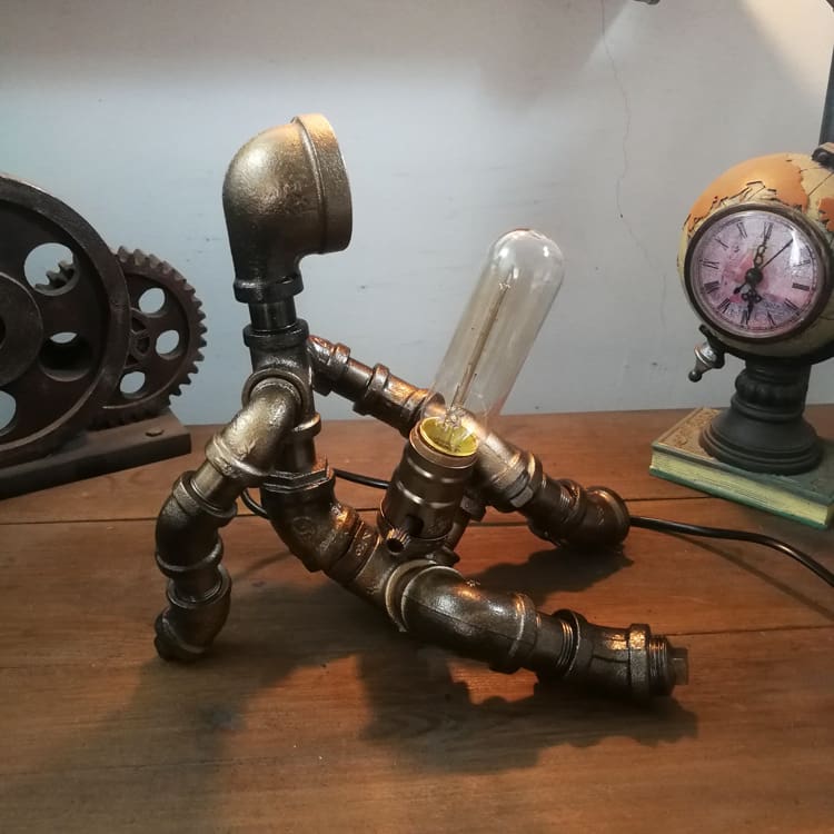 Mỹ cá nhân sáng tạo ống sắt công nghiệp phong cách retro cà phê thanh - DDB-608