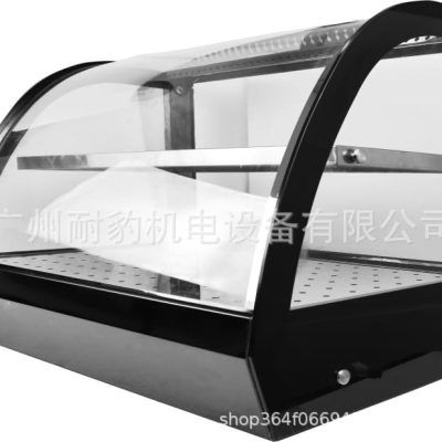 Tủ trưng bày cách nhiệt màu đen thương mại sưởi cao cấp, tiện lợi cho nhà hàn THN-546