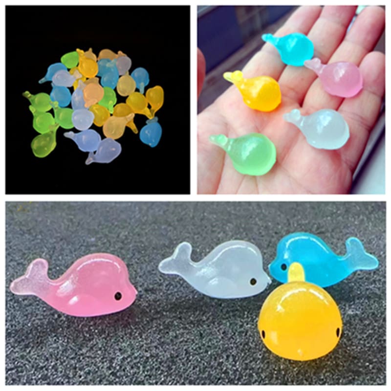 Sơn đồ trang trí cá voi phát sáng sân vườn ngoài trời bền đẹp, thân thiện môi nan