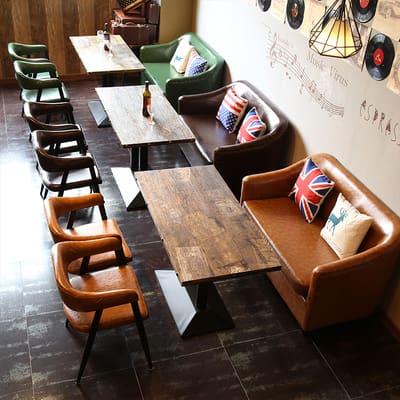 Bàn ghế Cafe Bar Ghế Bành Clear Bar BBQ Sắt Trà sữa Cửa - BGCF-71