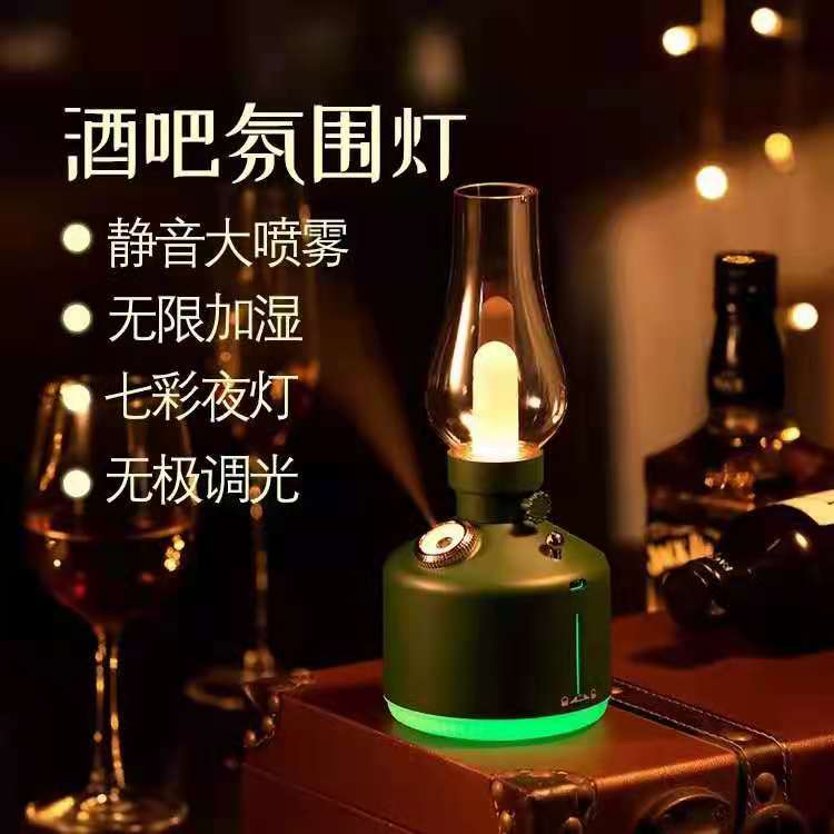 USB Mới Sạc Mini Đèn Ngủ Retro Sáng Tạo Đèn Bàn Thanh Cafe Nhà Hàng Đầ - DDB-788