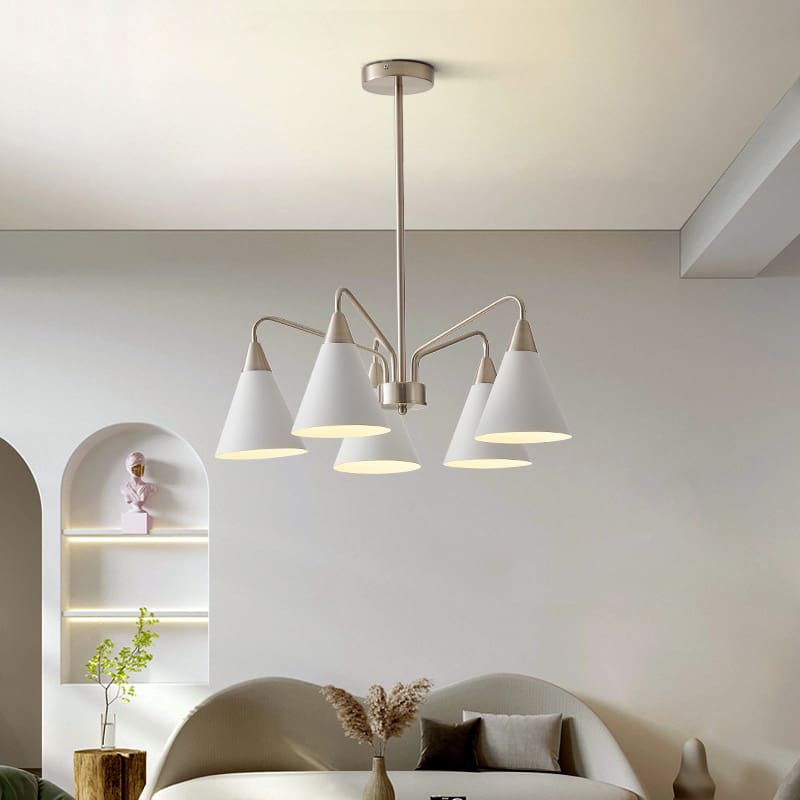 Bắc Âu Đơn Giản Bauhaus Phòng Khách Thời Trung Cổ Đèn Chùm Hiện Đại Phò - DC-889