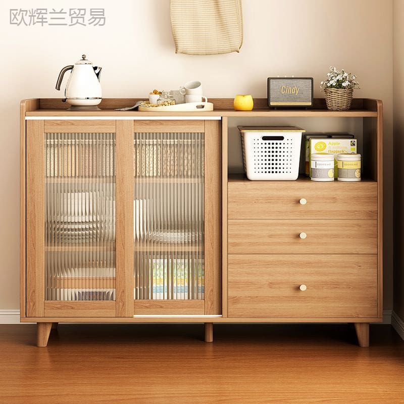 Tủ áp tường căn hộ nhỏ tủ cửa trượt tủ cao cấp, tiện lợi cho nhà hàng TR-378