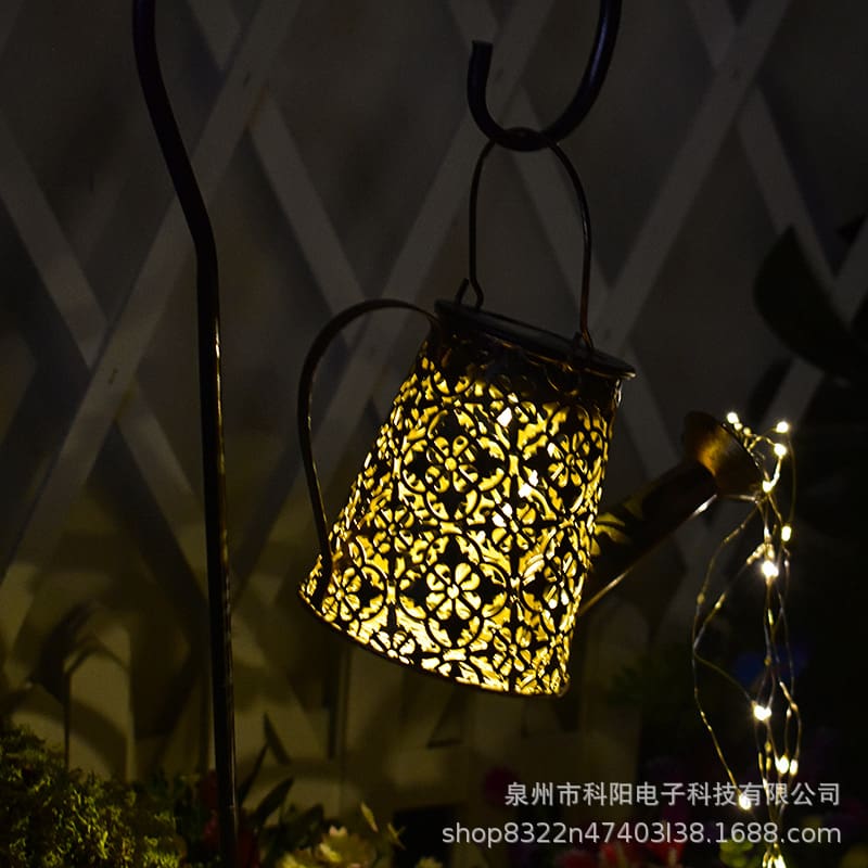 Sân vườn năng lượng mặt trời ấm đun nước đèn rỗng tắm đèn nước chảy t - DNT-1996