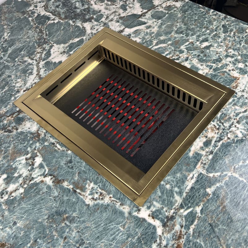 Bàn nướng tự phục vụ quầy hàng sân ngoài trời cao cấp, tiện lợi cho nhà hàng  BN-661