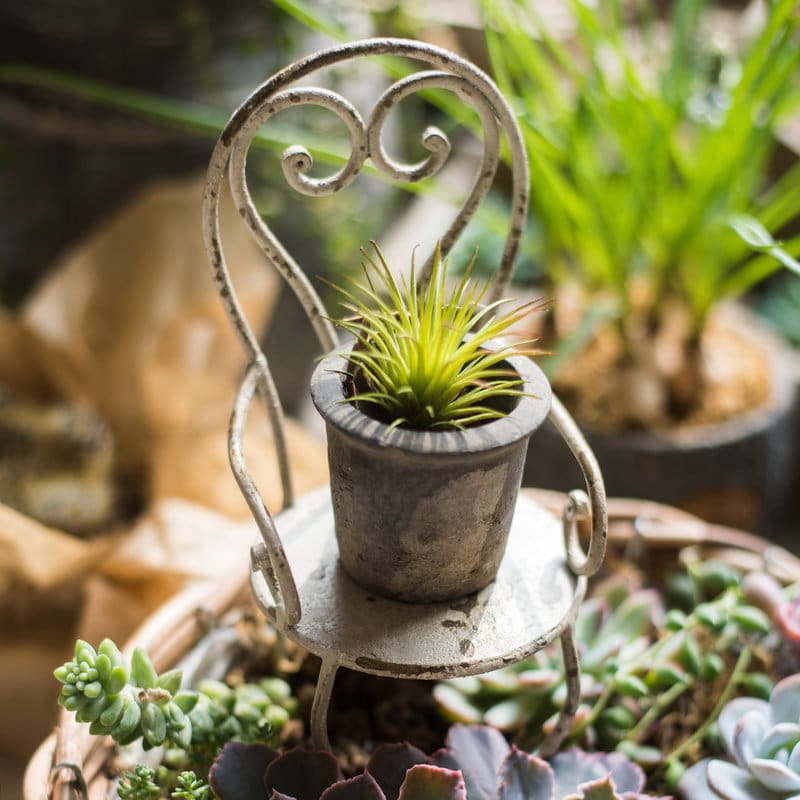 T9j5 bán buôn sắt ghế nhỏ đồ trang trí trang ngoài trời bền đẹp, thân thiện m nan