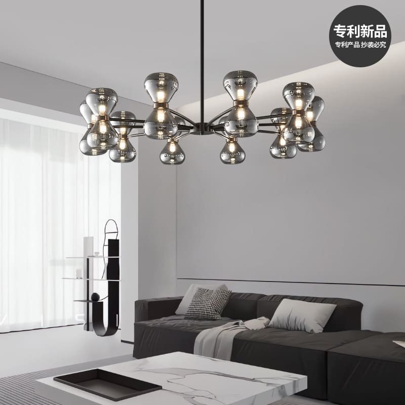 Đèn chùm phòng khách sang trọng hiện đại, thiết kế thời trang sáng tạo - DC-1089