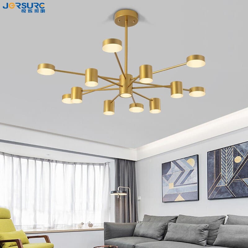 Bắc Âu Đèn Chùm Phòng Khách Hậu Hiện Đại Cá Tính Sáng Tạo Phân Tử Đèn - DC-1120
