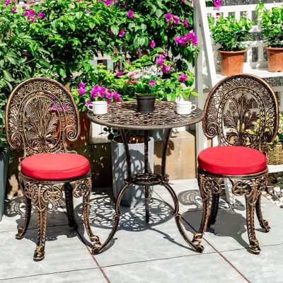 Bàn ghế ngoài trời phong cách châu âu sân vườn ngoài trời bền đẹp, thân thiện BGSV_1014