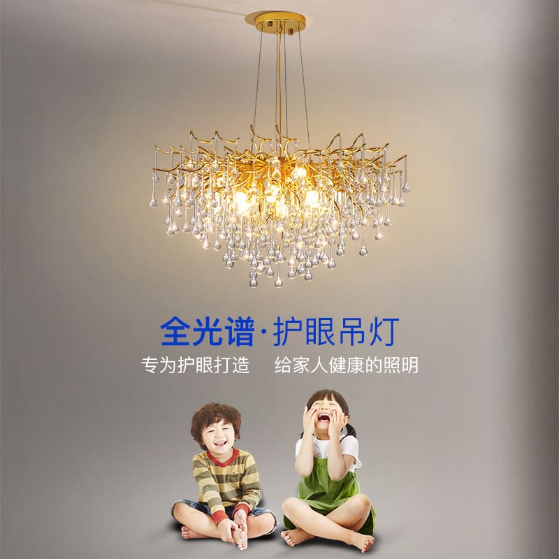 Toàn phổ biệt thự Pháp sáng tạo ánh sáng hình nhánh sang trọng giọt nư - DC-1080